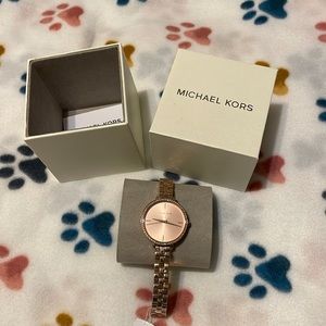 Michael Kors rose gold watch 1 week sale - price as is 🛍